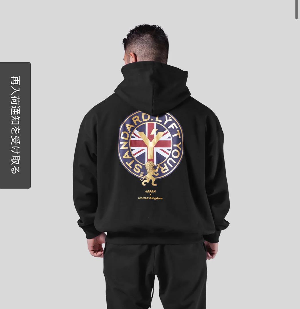 美品】LYFT リフト オーバーサイズ パーカー ブラック オリンピア 筋