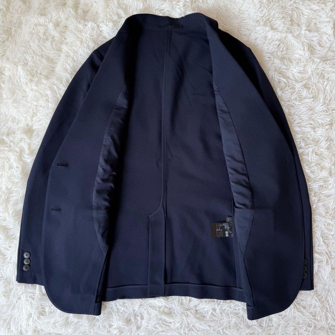 極美品⭐︎UNIQLO ユニクロ スーツ 感動セットアップ ネイビー Lサイズ