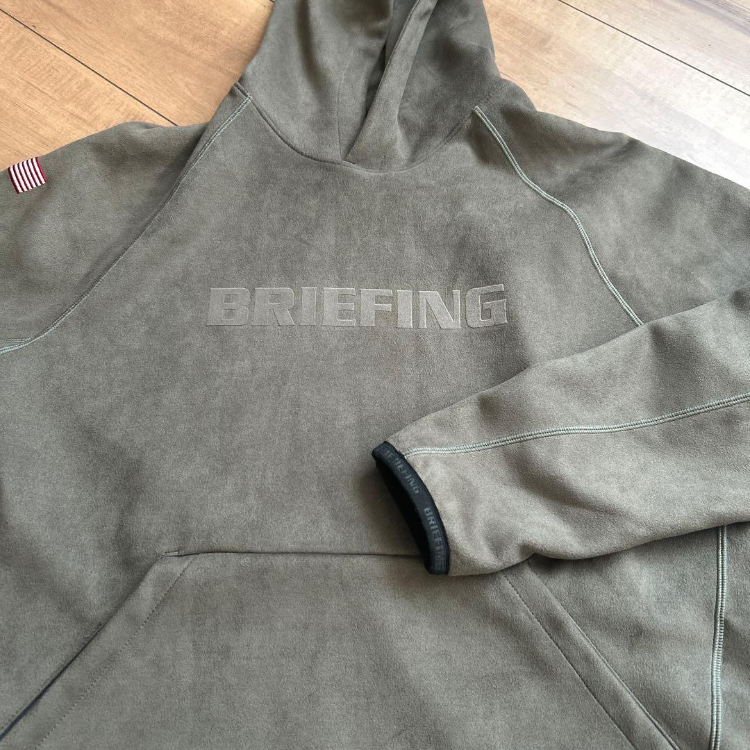 【超美品】BRIEFINGブリーフィングゴルフパーカー BRIEFING（ブリーフィング） （メンズ）ゴルフウェア アウター 保温