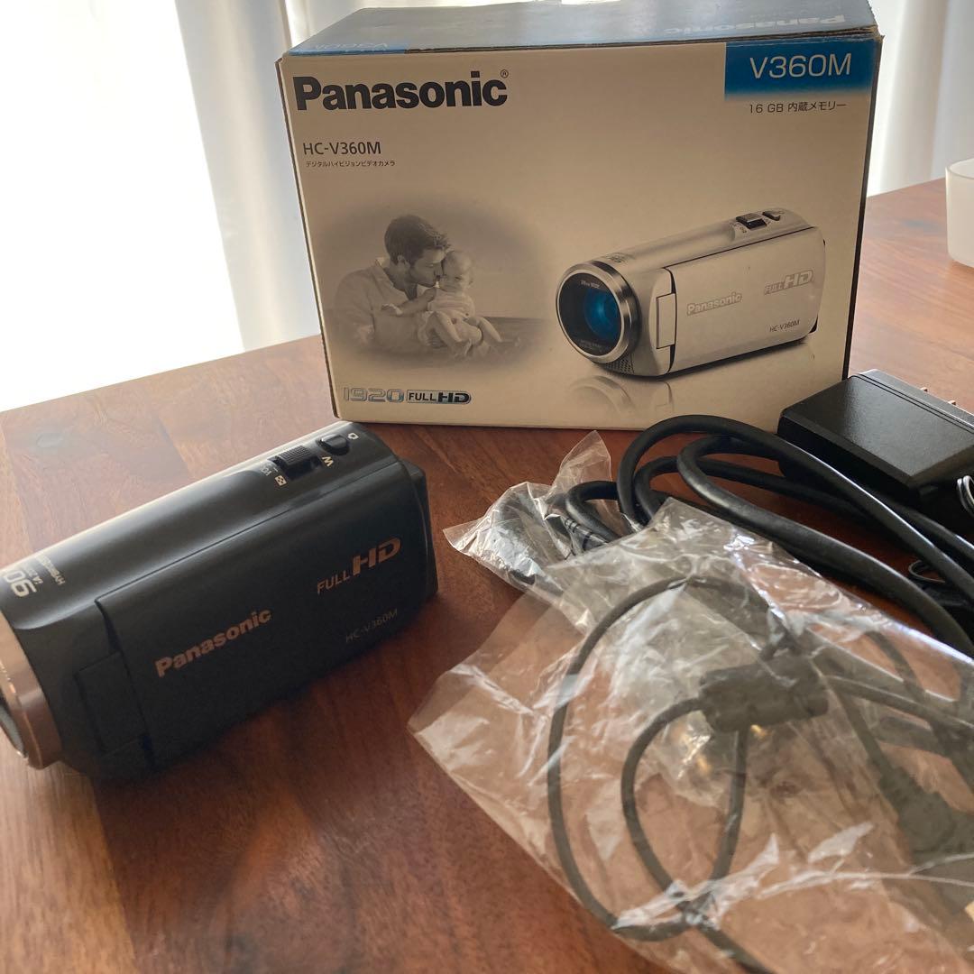 ゆ*み様 Panasonic HC-V360M ビデオカメラ　三脚付き Amazon.co.jp: パナソニック HDビデオカメラ V360M 16GB 高倍率90倍