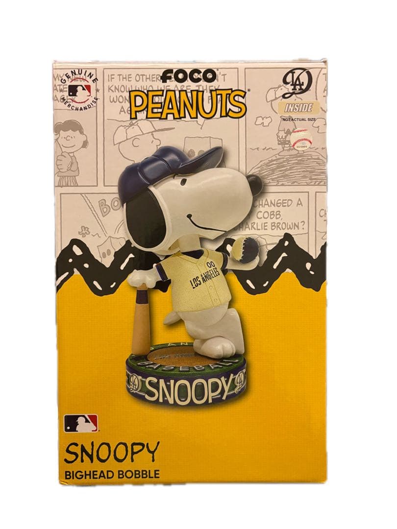 郵便局限定デザイン　2025年ロサンゼルス・ドジャース スヌーピー ボブルヘッド 500個限定 2025年ロサンゼルスドジャース スヌーピー ボブルヘッド