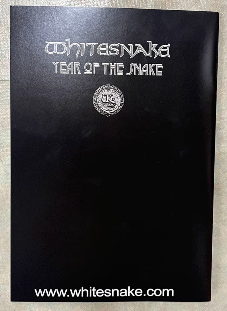 WHITESNAKE 直筆サイン入り 2013年 ツアーパンフレット