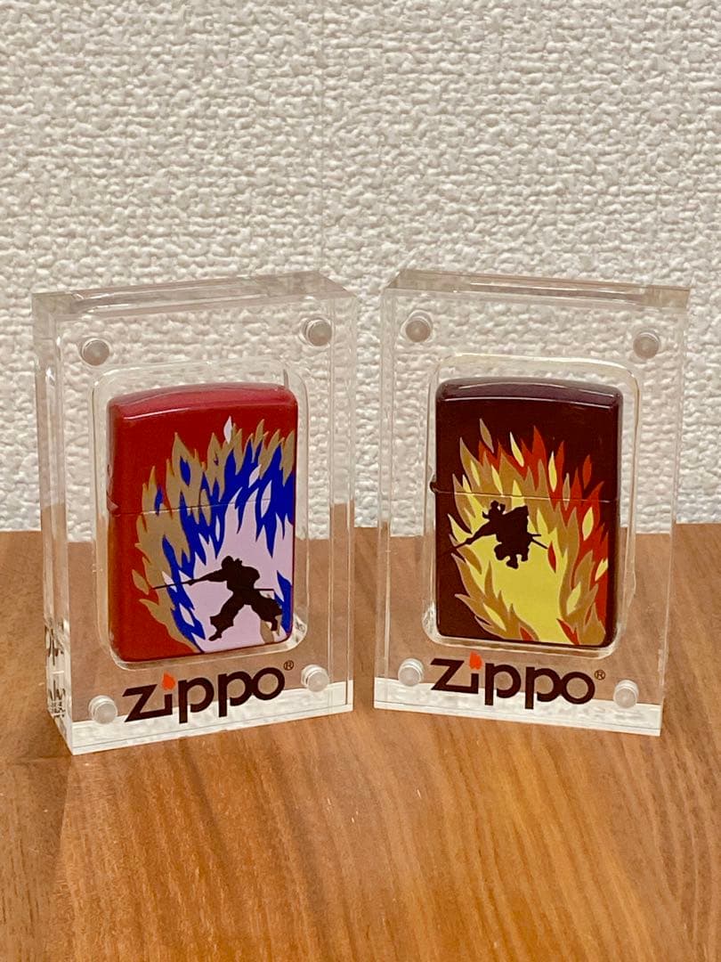 ZIPPO 漆塗り 横尾忠則デザイン 宮本武蔵/佐々木小次郎＋ケース2個
