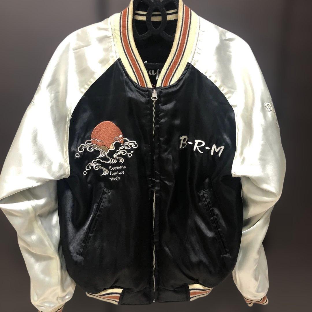 こ*ぶ様 【希少】爆裂爛漫娘 がしゃどくろ 髑髏　ベロア　別珍リバーシブル スカ