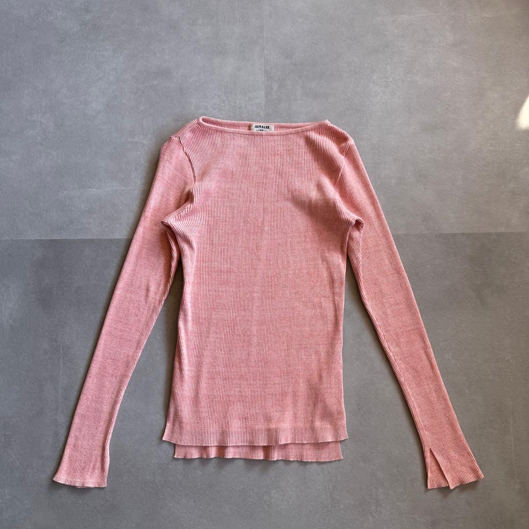 美品✨】AURALEE RonHerman コラボ別注 杢ピンク - メルカリ