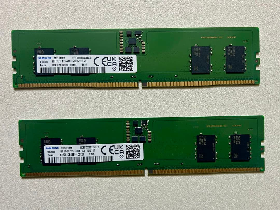 メモリー　PC5 4800B 16GB（8GB × 2） 16GB RAM Replacement for Kingston KVR48S40BS8-16, KVR48S40BS8K2-32