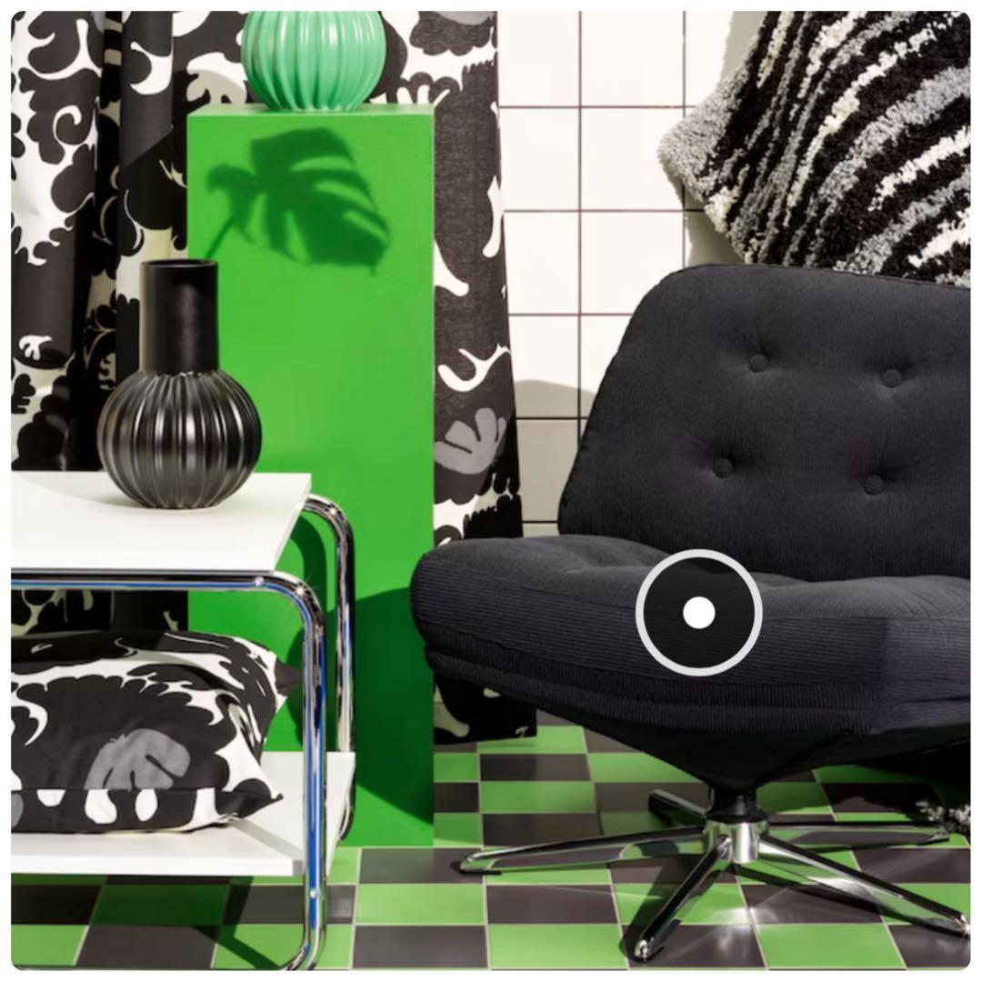 《【新品未開封】》ディヴリンゲ イケア 1人掛け 回転パーソナルチェア 椅子