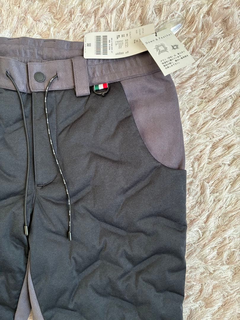 g-stageゴルフ マイクロスエード ダウン パンツ ブラック46 L