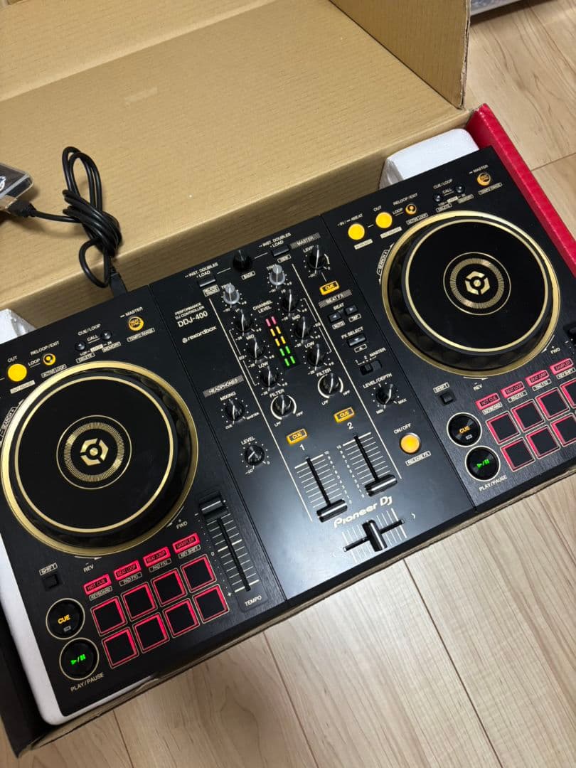 価格交渉OK Pioneer DDJ-400 DJコントローラー　ゴールド Amazon | Pioneer DJ パフォーマンスDJコントローラー DDJ-400-N（限定