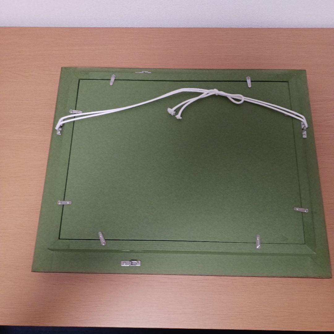 瀬戸内海の風景 油彩画 木製フレーム