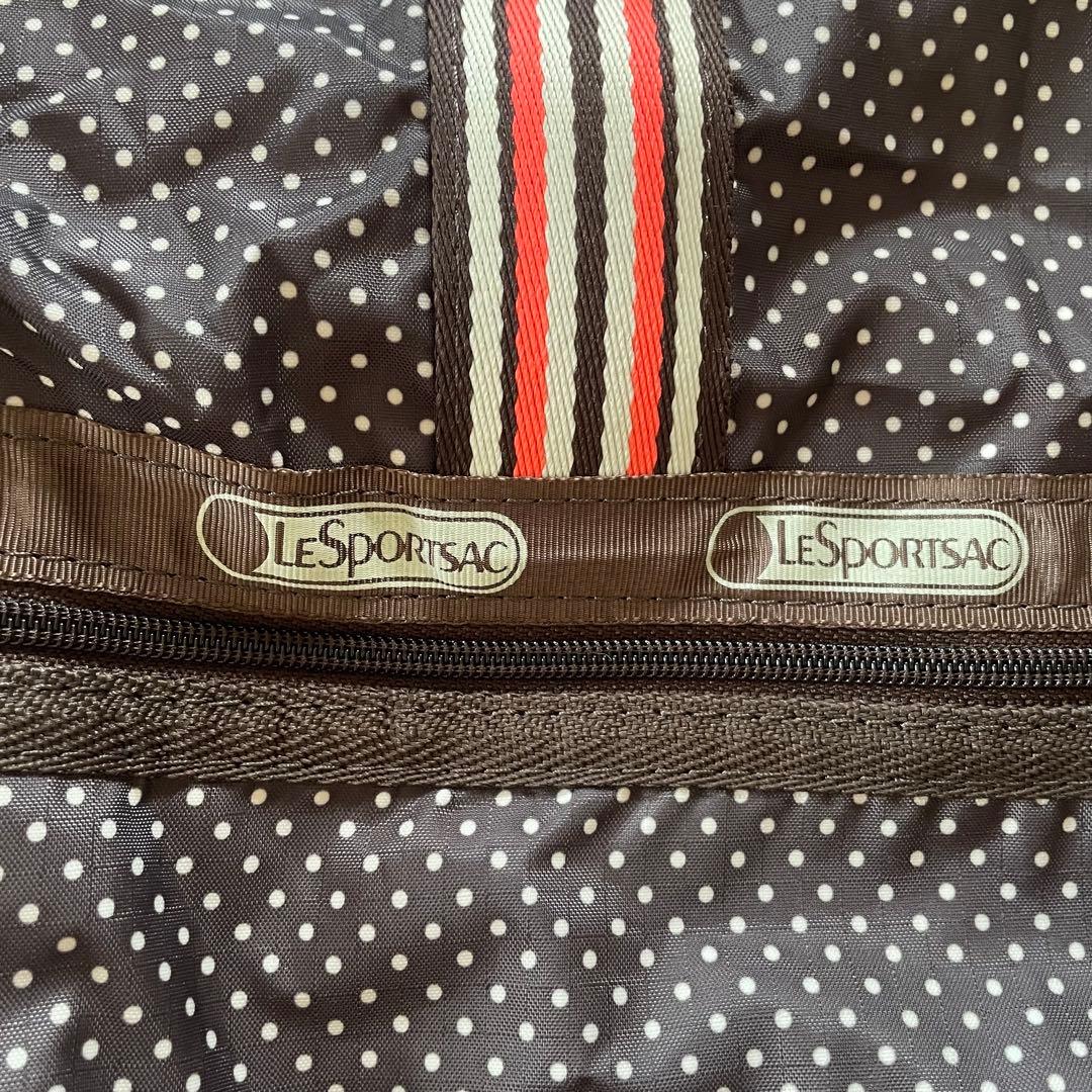 LeSportsac レスポートサック ドット柄 ボストンバッグ - メルカリ