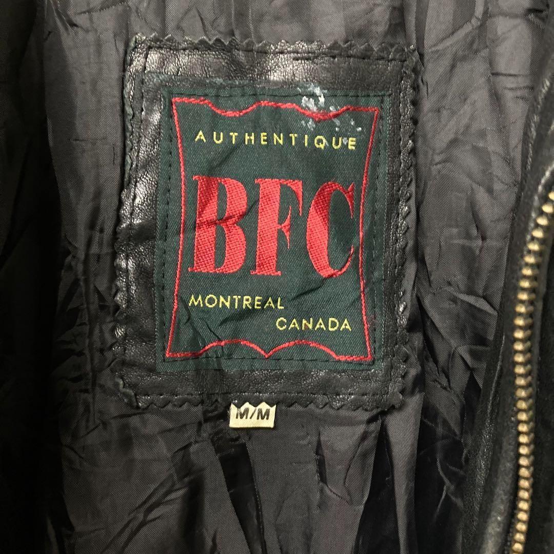 カナダ製《US古着》ヴィンテージ レザー ジャケット/ブルゾン メンズL-XL