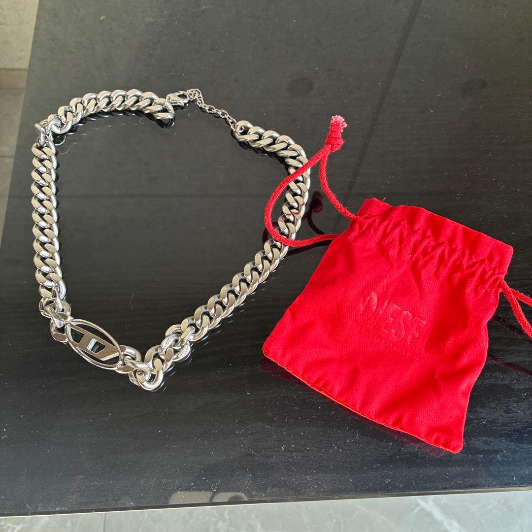 DIESEL ステンレス チェーンネックレス DIESEL（ディーゼル） ネックレス メンズ レディース ステンレス