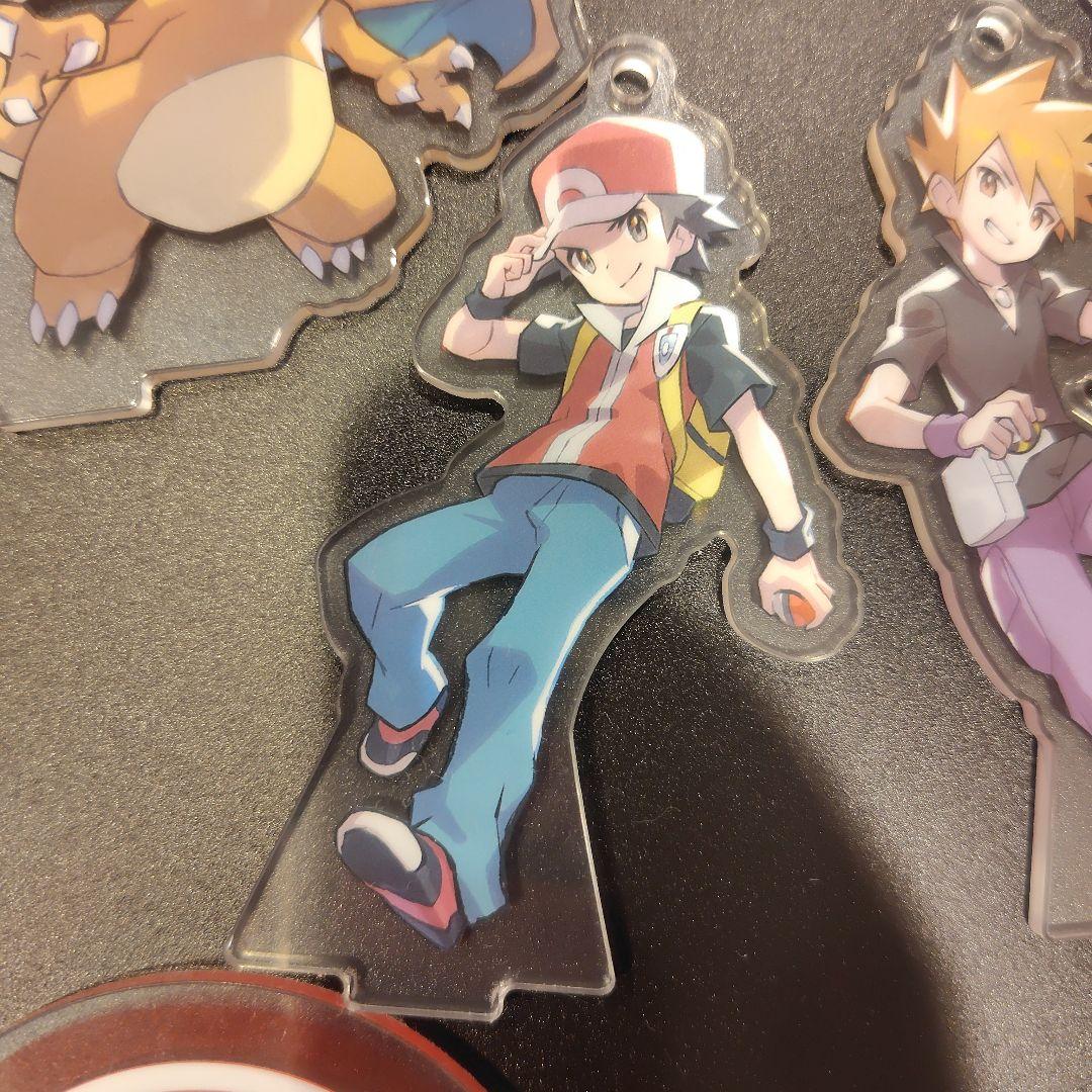 ポケモンセンター ポケモントレーナーズ レッド グリーン アクリル