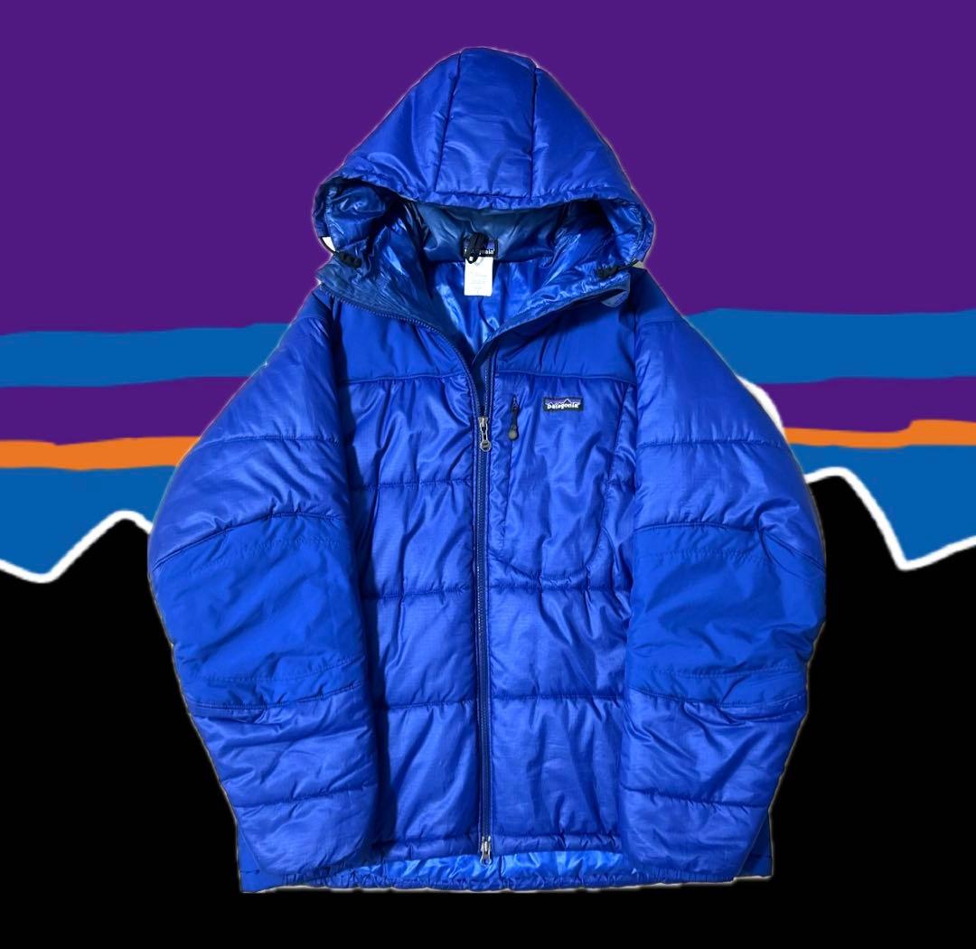 patagonia パタゴニア 00s ダスパーカー ダスパーカ L ブルー - メルカリ