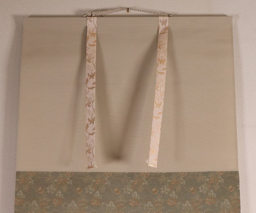 【複製】玉堂美術館監修 川合玉堂画 渓村春信 絹本 掛軸 工芸 山水 MB115