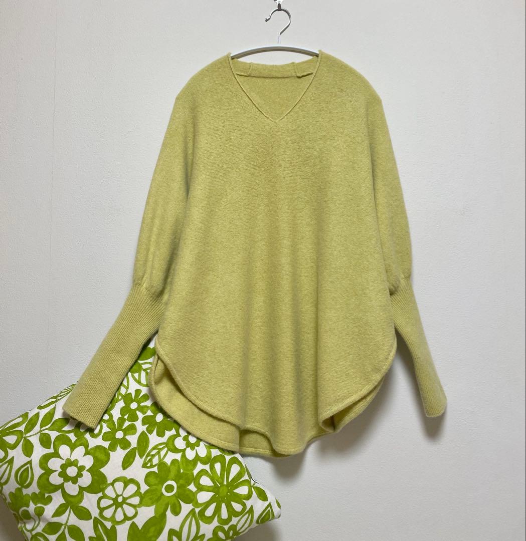 ババグーリ　2021AW ヤクウール　まあるいニット　ヨーガンレール ヨーガンレール ババグーリ 21AW ヤクウールベスト風ニット ヤク50% M