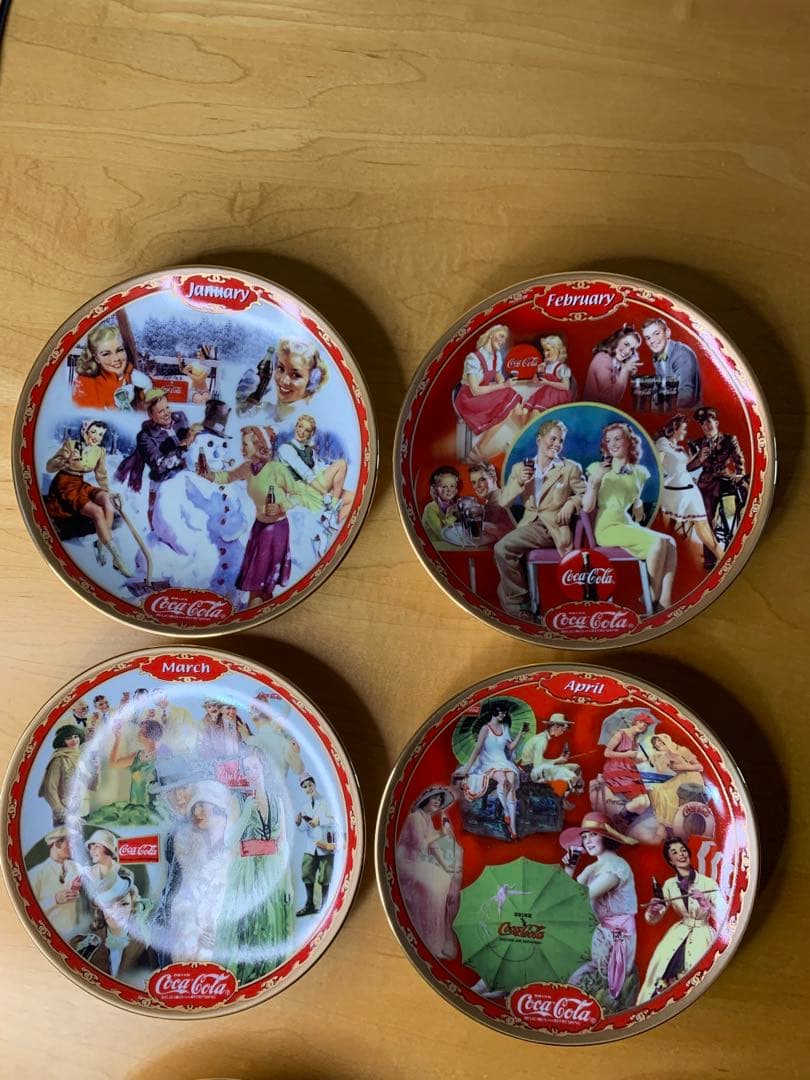 【永見】コカコーラオフィシャルプレートのカレンダー