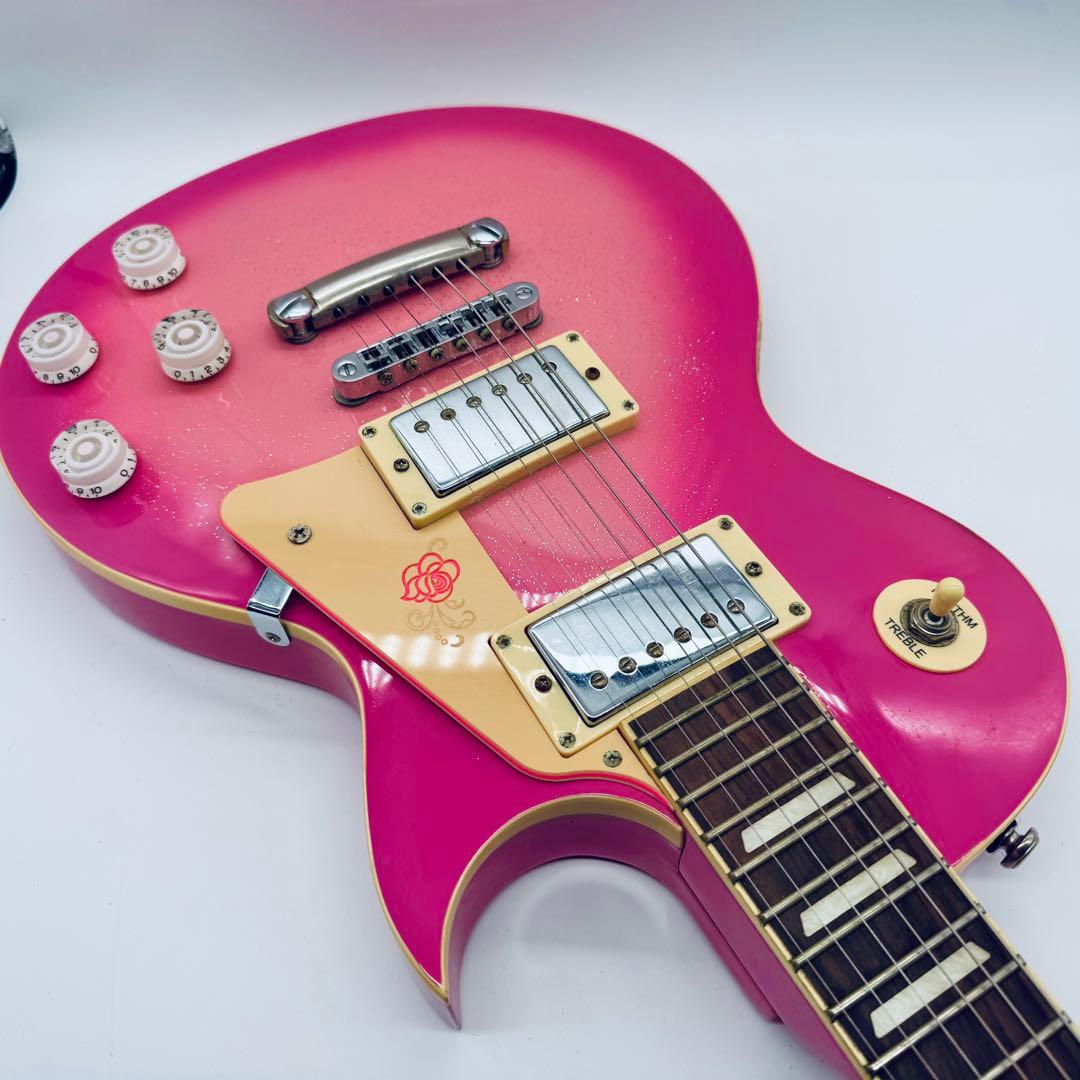Gypsy Rose ピンク ラメ レスポール ジプシーローズ エレキギター