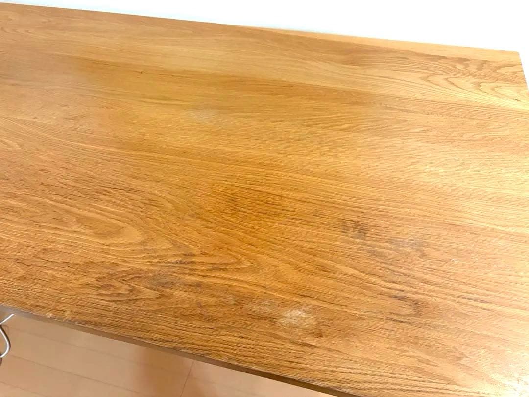 無印良品 無垢材テーブル オーク材 140×80 ダイニングテーブル 廃盤品