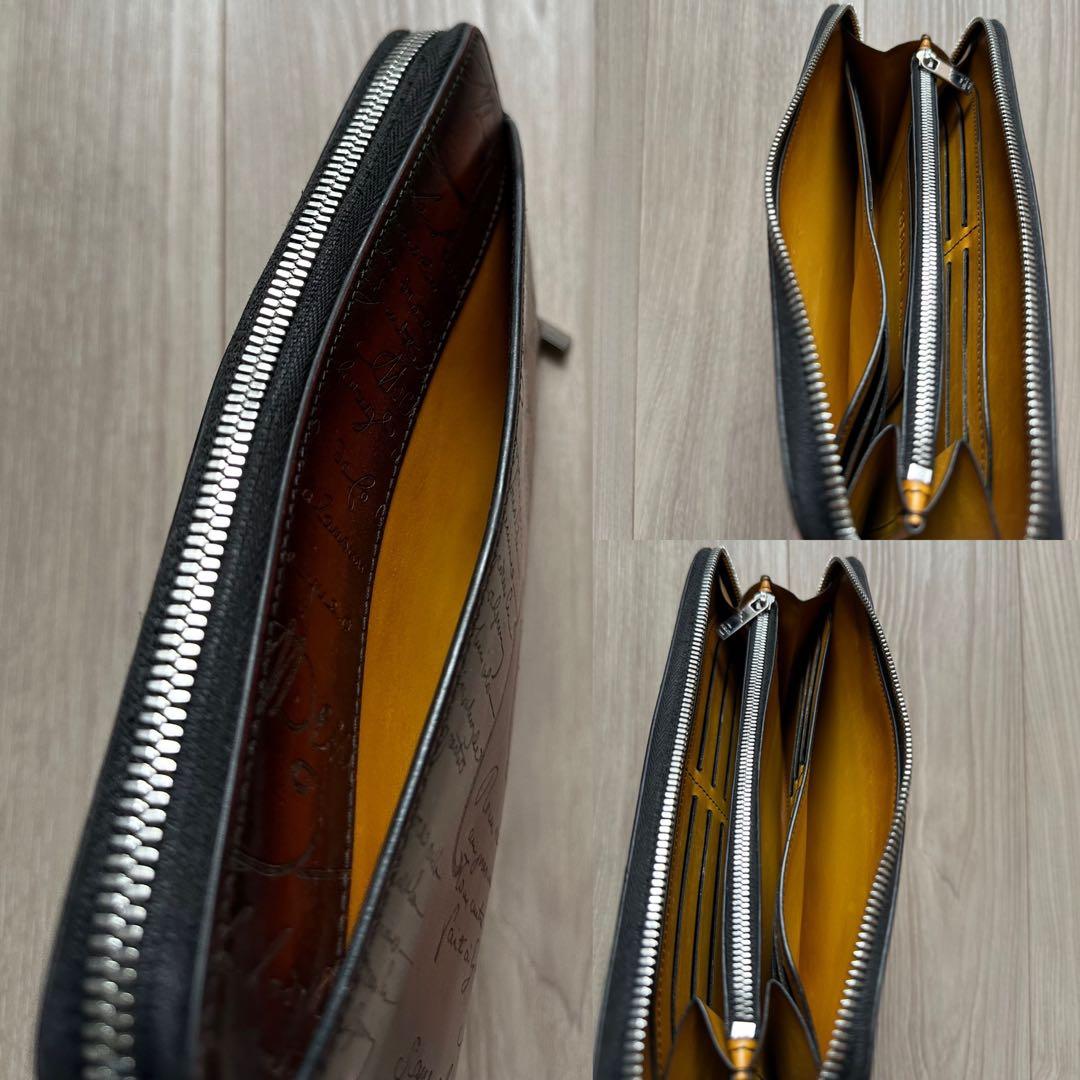 特注32万 ベルルッティ イタウバ レザー 財布 ミモザ スペシャル