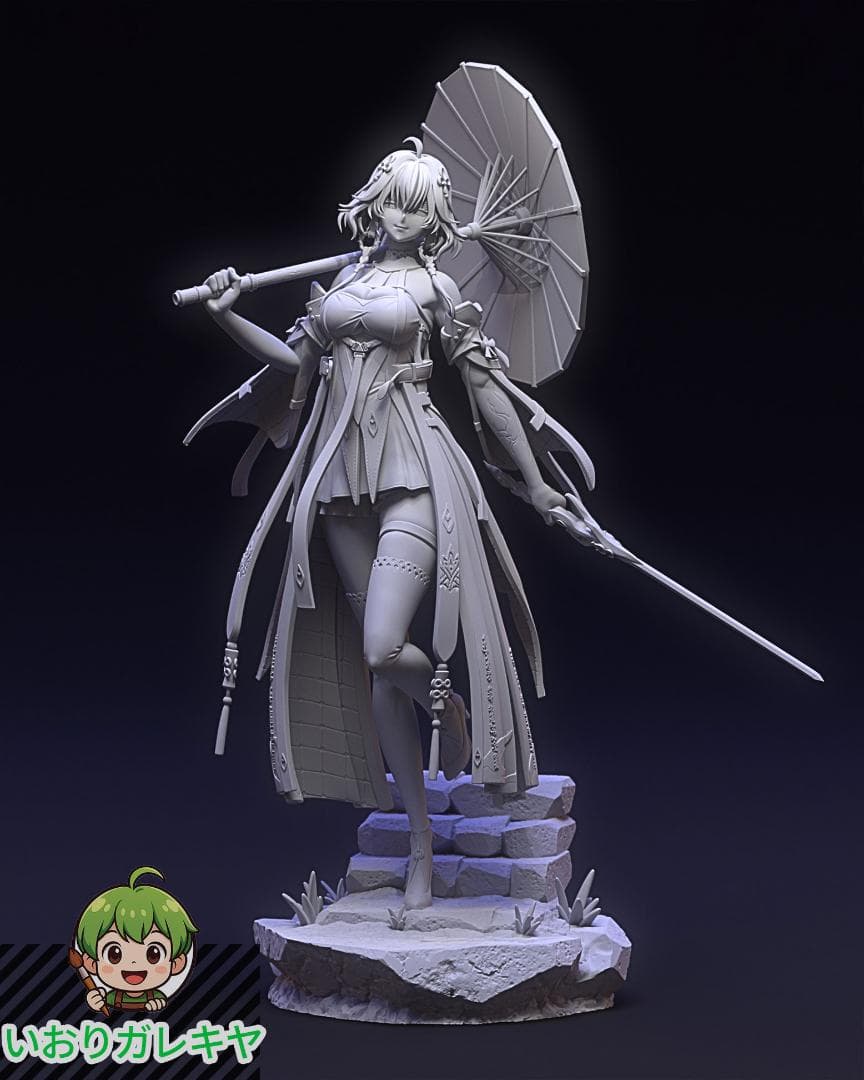 1/8 未塗装 未組立 フィギュア ガレージキット 【 長離 チョウリ 鳴潮