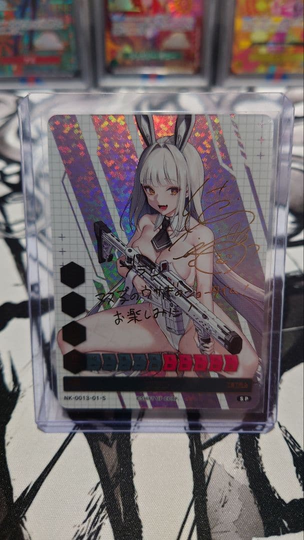 NIKKE DUEL ENCOUNTER 箔押しサインカード ブラン - メルカリ