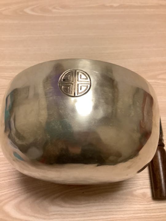 《 新品 》 ホワイトボウル　フルムーン　シンギングボウル　3点セット　u37