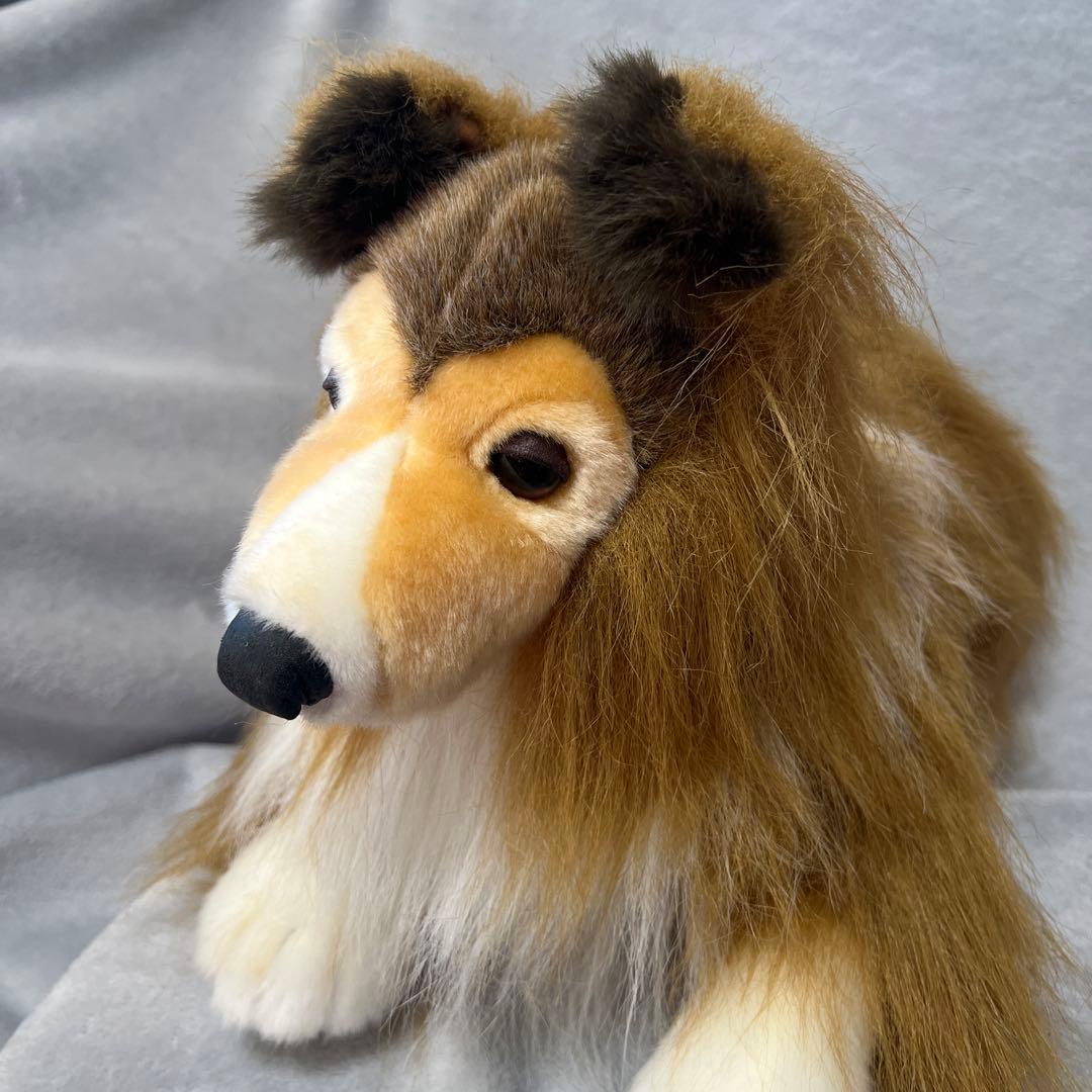 シェルティ　シェットランドシープドッグ　ぬいぐるみ　ALFA社製　昭和レトロ　犬