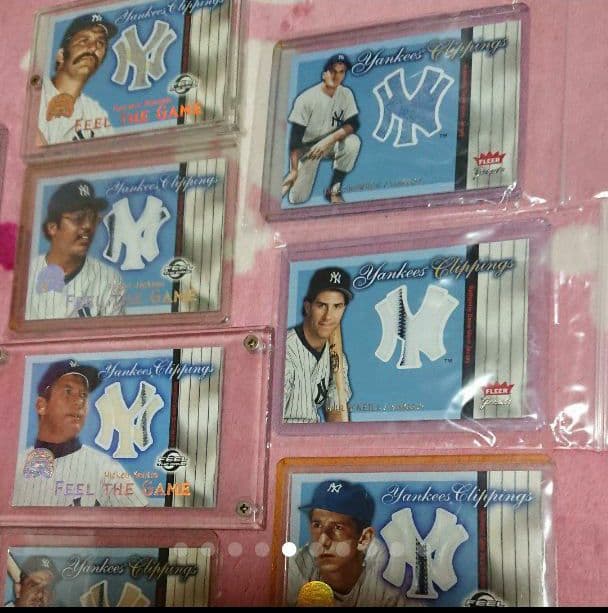 Fleer ヤンキース ジャージカード 10枚セット