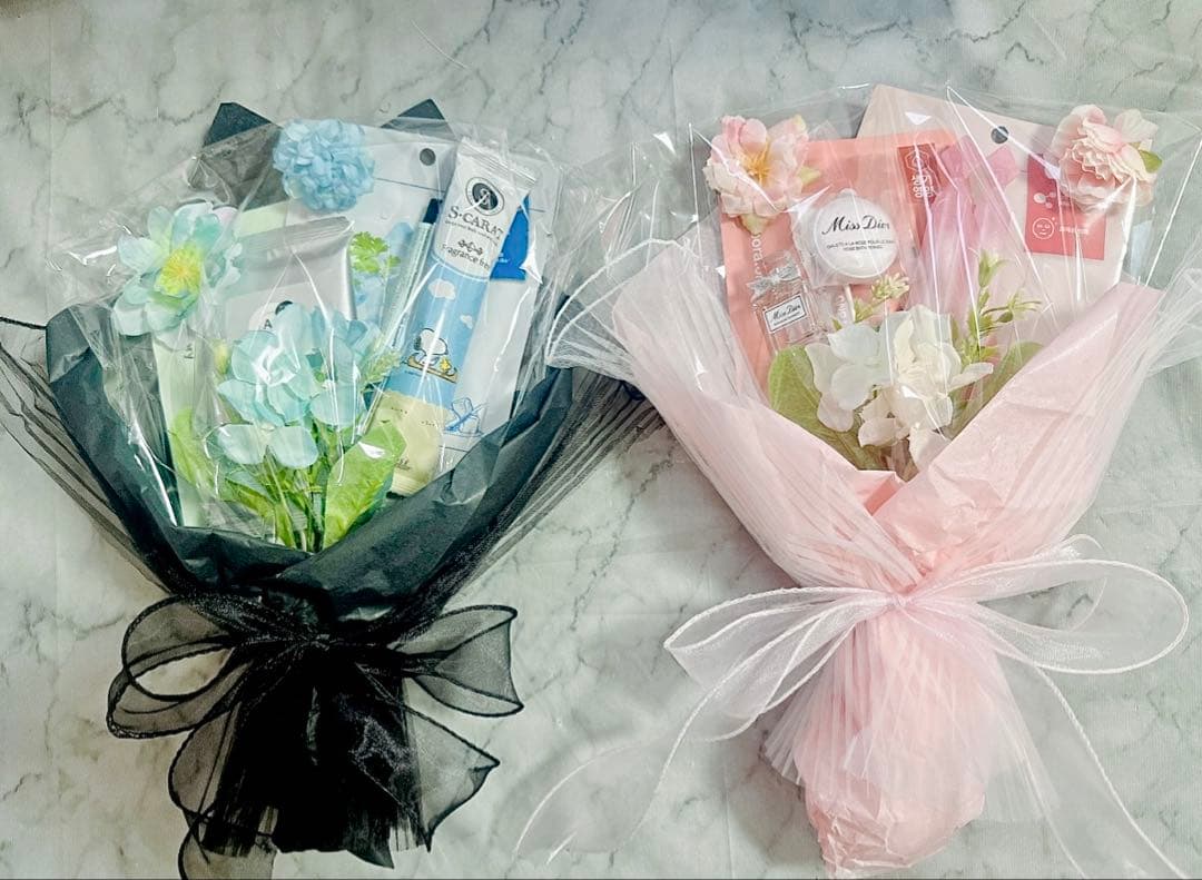 コスメブーケ【新郎新婦セット】結婚式/ブーケトス/ブーケプルズ