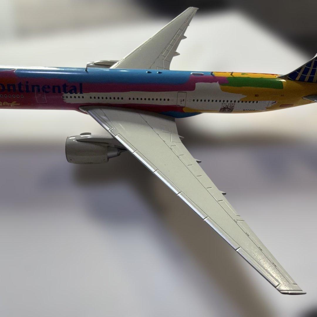 航空機・ヘリコプター Continental Boeing 777 NYC 2000 1:200