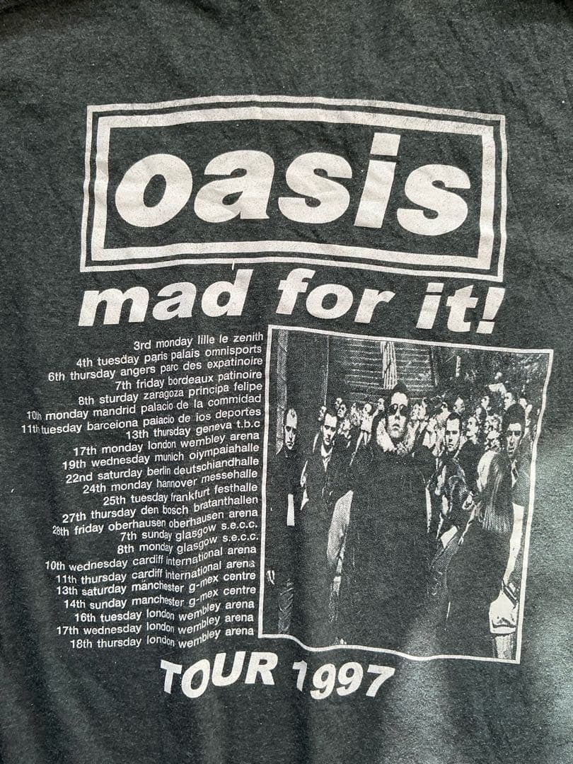 激レア！1997年Oasis BE HERE NOW TOUR Tシャツ