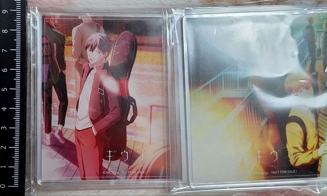 ギブン アニメイト購入特典 アクリルコースター 2点セット真冬 立夏