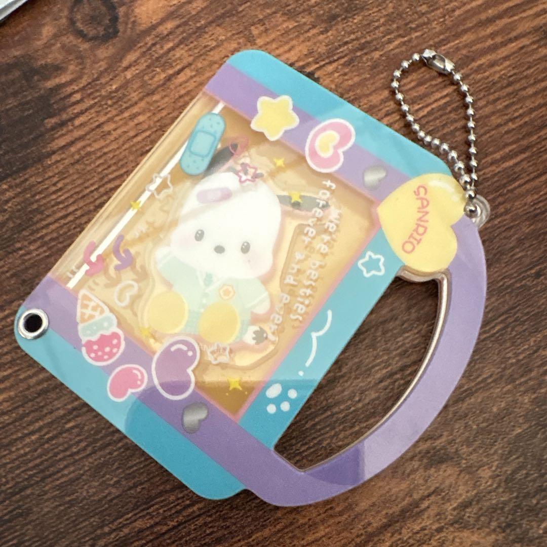 カスタムアクリルチャーム ポチャッコ サンリオスクバ スクールバッグ