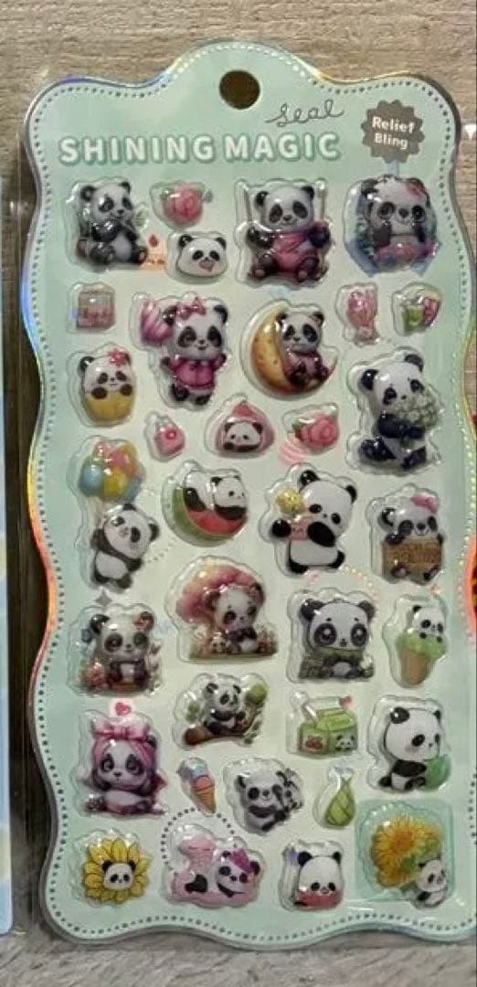 立体シール　ぷくぷくシール　３Ｄシール 1枚250円