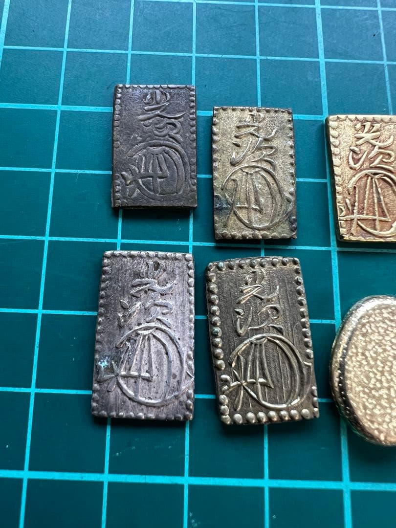 日本古金銀 絵銭 明治二分等10枚まとめロット - メルカリ