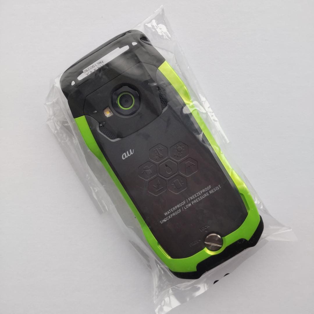 新品未使用 G'zOne TYPE-XX 充電器付 リキッドグリーン KYY31 - メルカリ