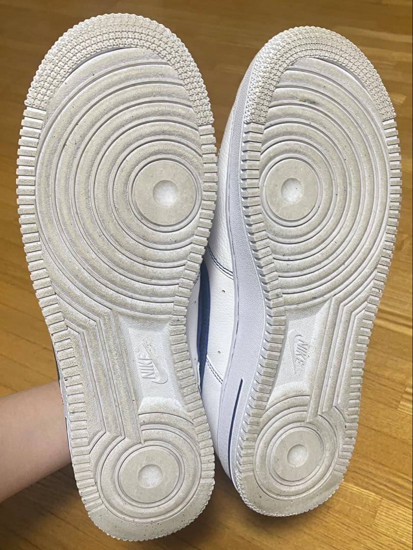 【26.5cm】ナイキ エアフォース1 ロー \"ブルーステッチ\"