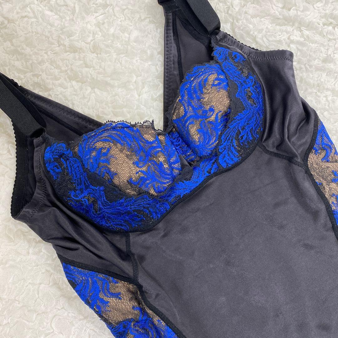 マルコ 補正下着 カーヴィシャス 1/2カップ ロングブラジャー A80 黒