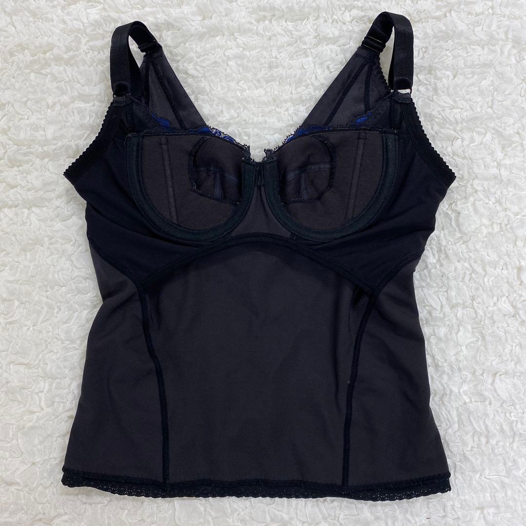 マルコ 補正下着 カーヴィシャス 1/2カップ ロングブラジャー A80 黒