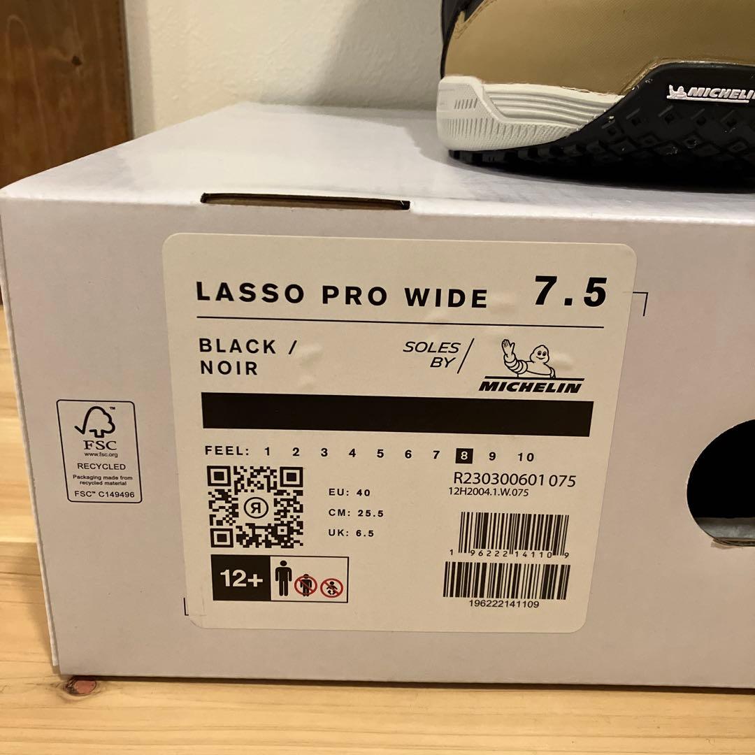 【新品未使用】ride lasso pro wide 25.5cm 23-24