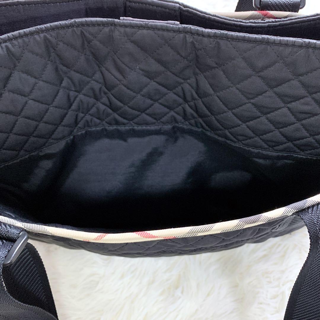 KIKI様専用 バーバリーロンドン・トートバッグ・キルティング・A4・黒