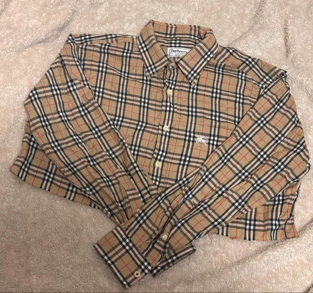 Burberrys ノバチェック柄 長袖シャツ バーバリー - メルカリ
