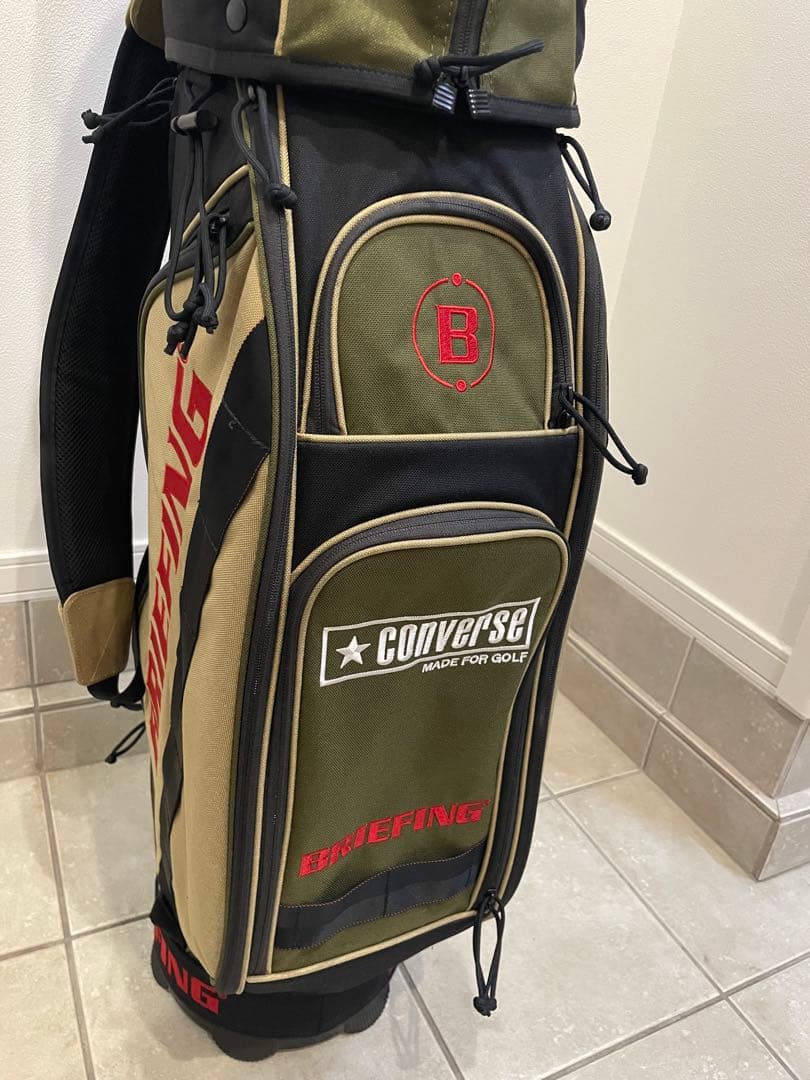限定モデル ブリーフィングゴルフ×コンバースコラボキャディバッグ正規