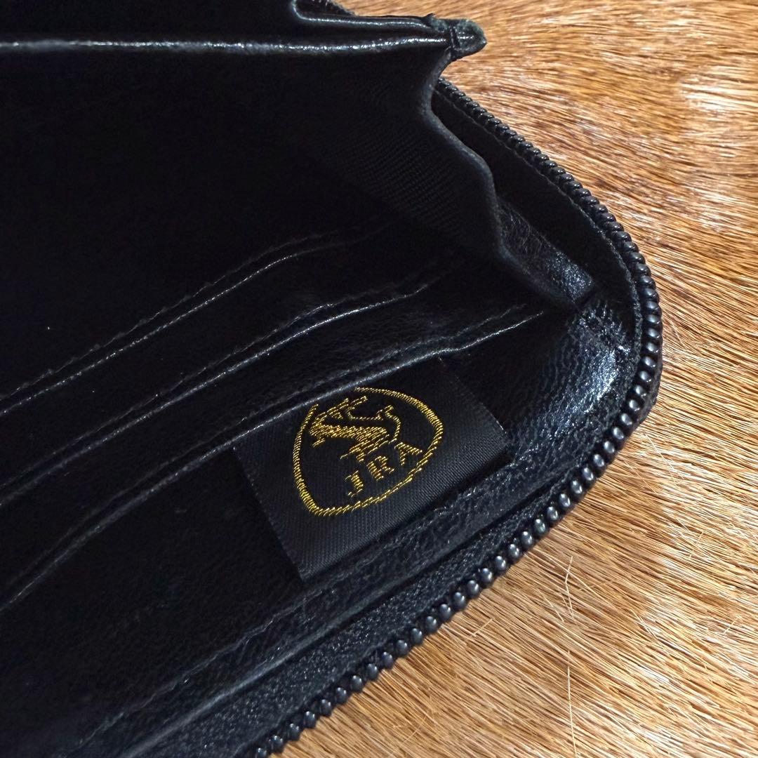 極美品 JRA認定 定12万 最高峰 クロコダイル ポロサス 一枚革 長