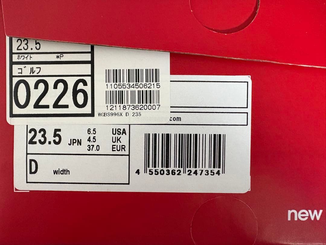 ニューバランス newbalance ゴルフシューズ レディース 23.5cm