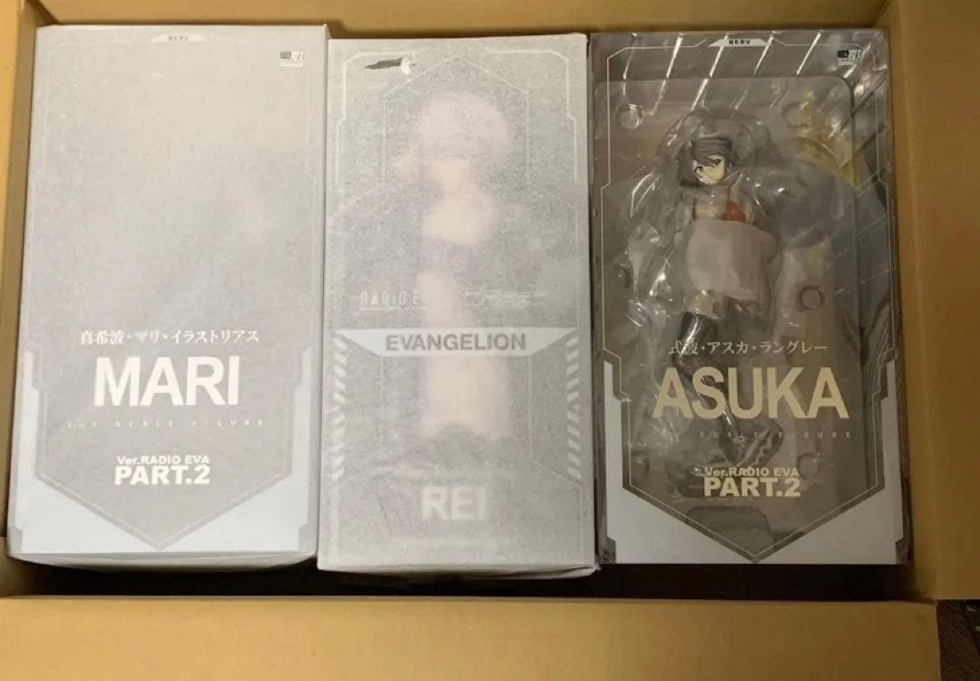 Radio eva オリジナルカラー限定版3体セット　式波アスカ　綾波レイ　マリ 式波・アスカ・ラングレー Ver.RADIO EVA Part.3 商品化決定！