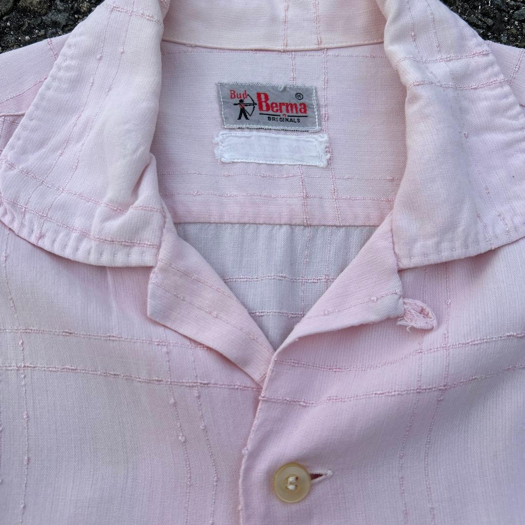 Special 60s 50s レーヨン カスリ ピンク シャツ ヴィンテージ - メルカリ