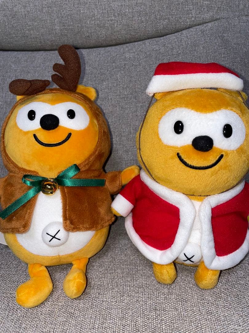 LAWSON ポンタ　ぬいぐるみ　サンタ　トナカイ　クリスマス　限定 非売品